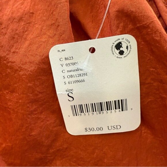 Free People FP Movement Shorts Womens Way Home Red Earth Size Small NWT Liner - Picture 9 of 11